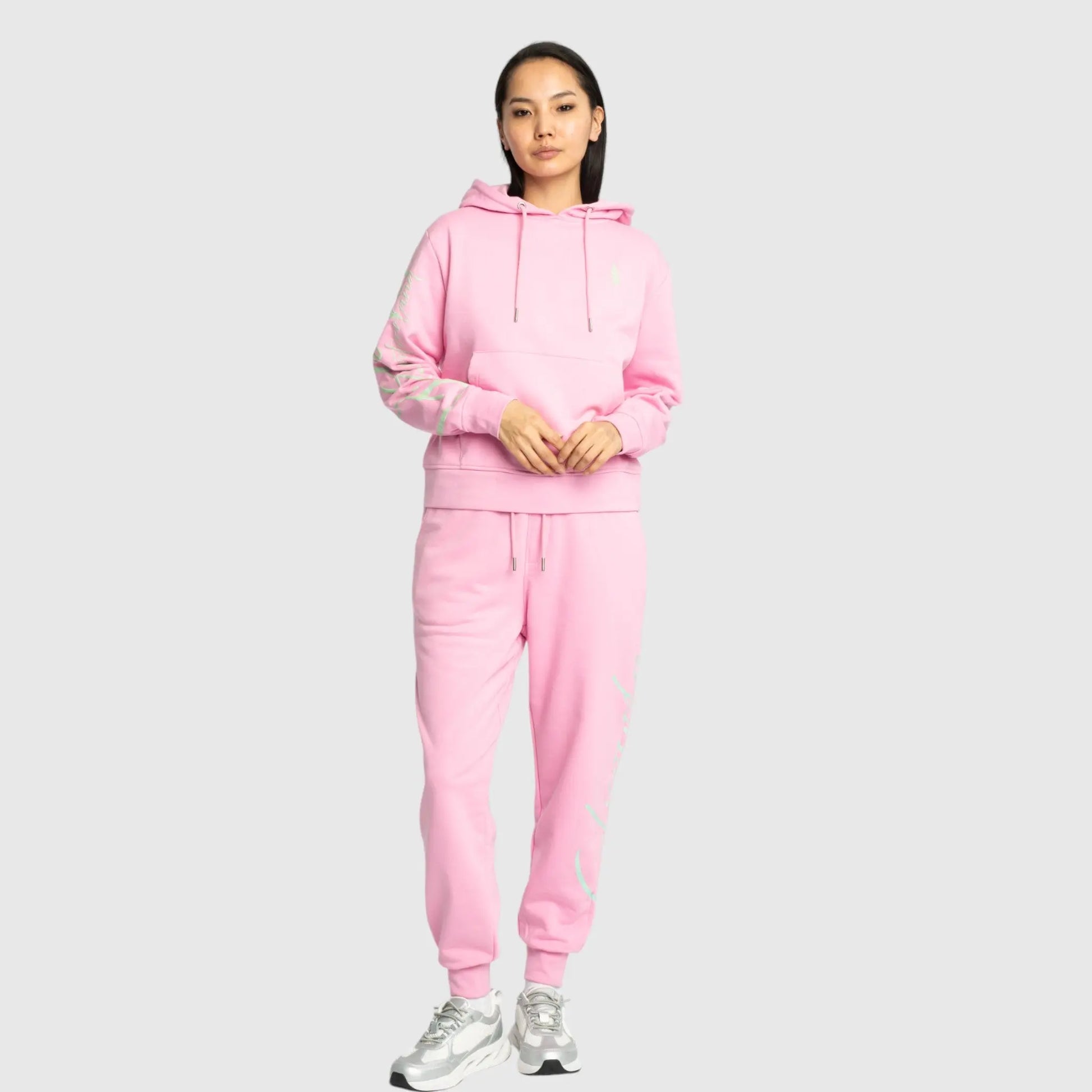 Regular Fit Hoodie in Midweight Cotton with Puff Print Gisada Hoodie
