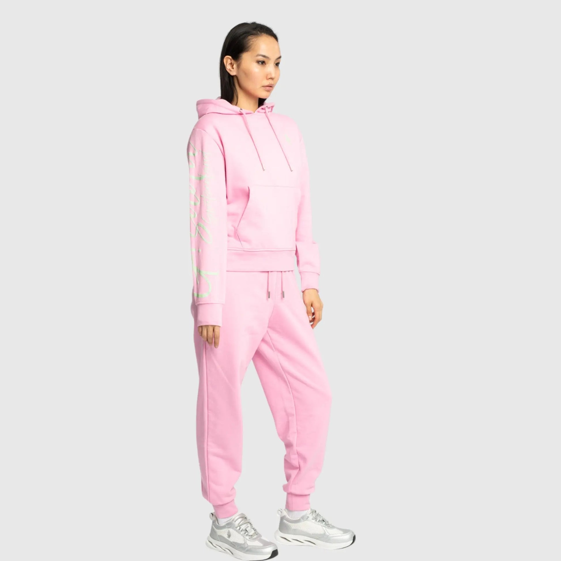 Regular Fit Hoodie in Midweight Cotton with Puff Print Gisada Hoodie