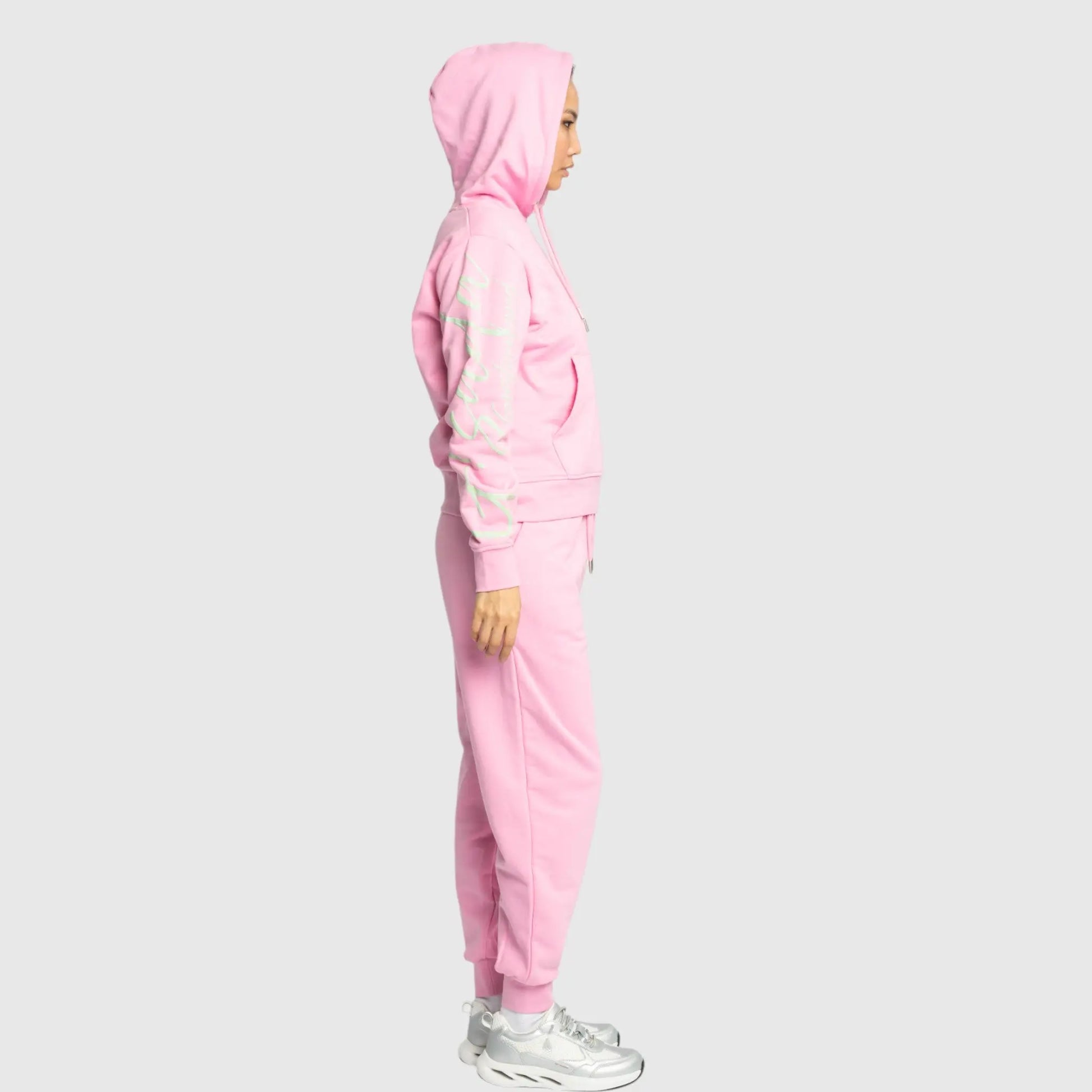 Regular Fit Hoodie in Midweight Cotton with Puff Print Gisada Hoodie