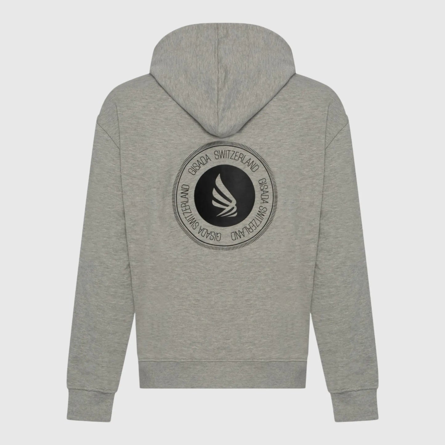 Regular Fit Hoodie in Midweight Cotton with Silicon Print Gisada Hoodie