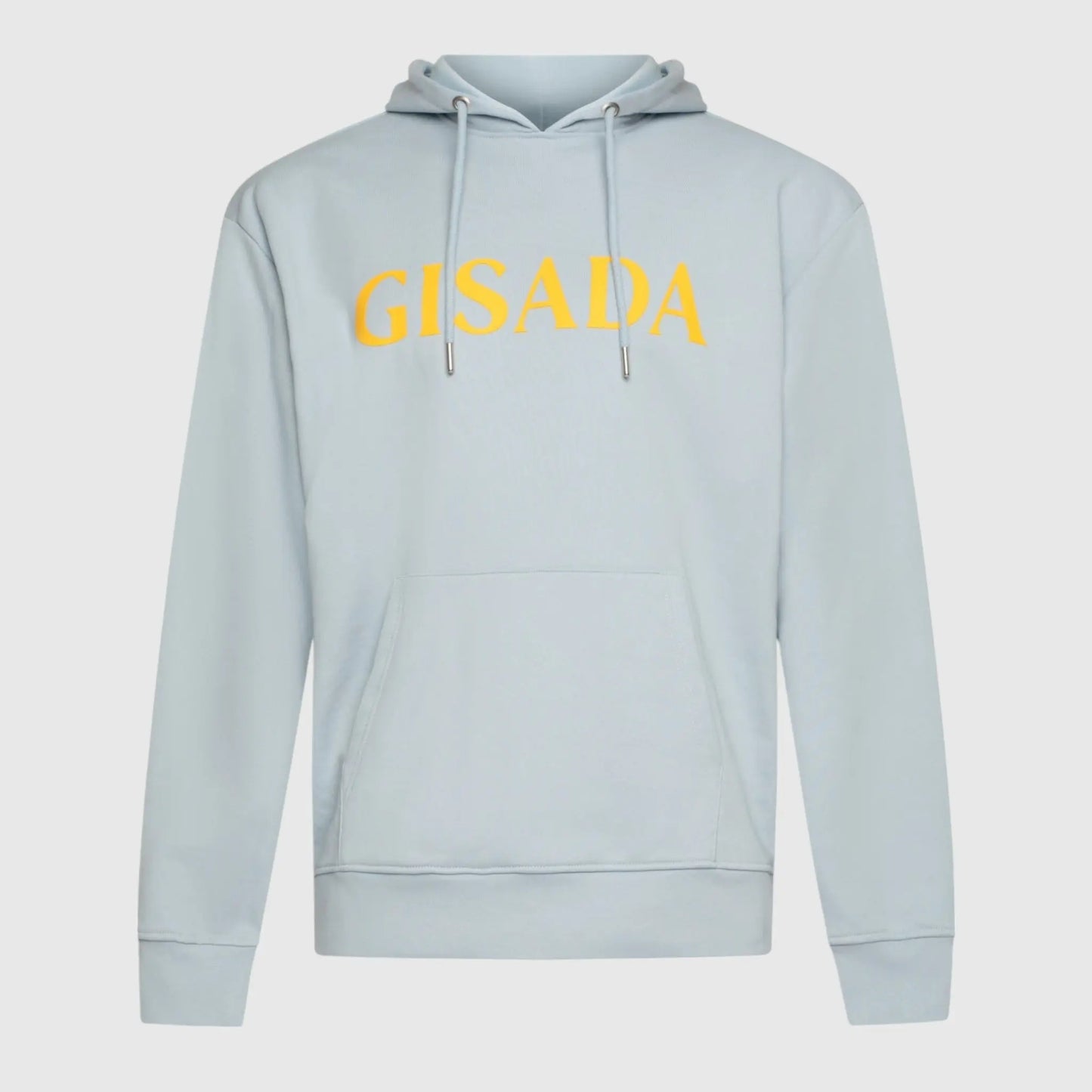 Regular Fit Hoodie in Midweight Cotton with Silicon Print Gisada Hoodie
