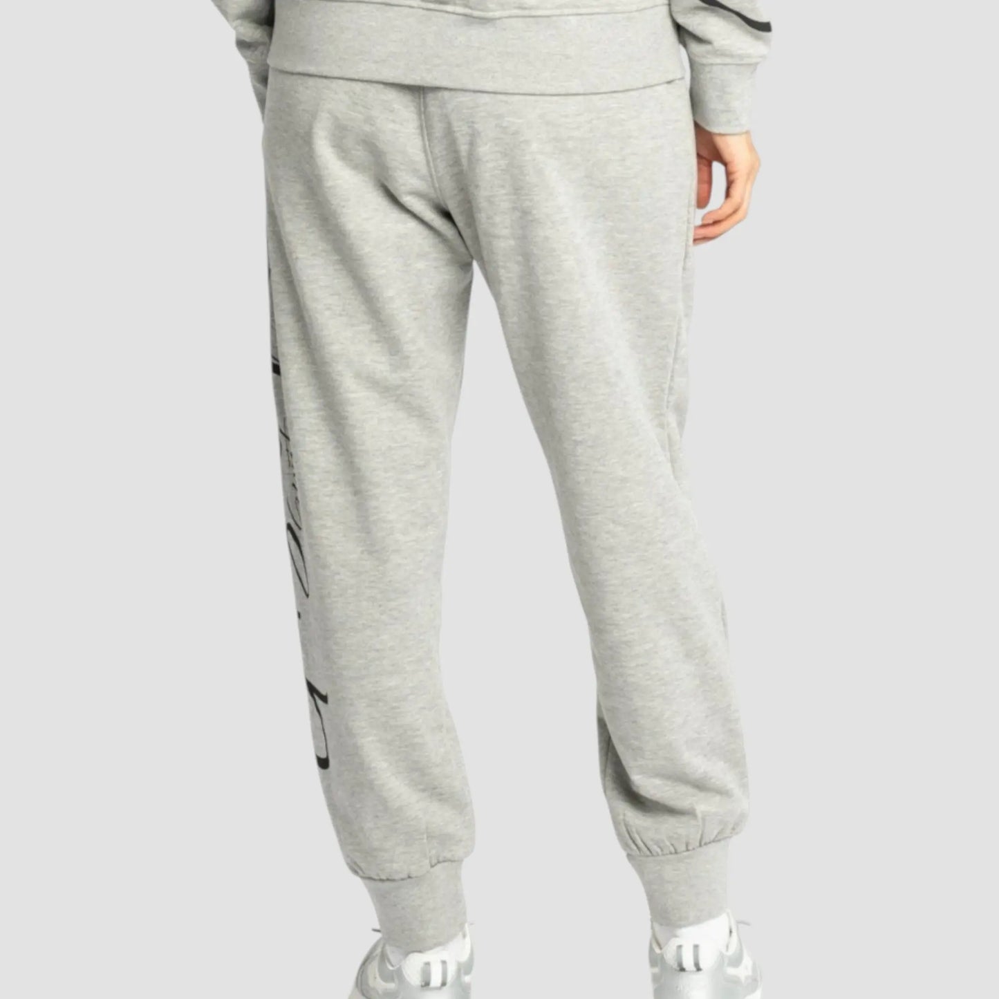 Regular Fit Jogger in Midweight Cotton with Cursive Puff Print Gisada Jogger