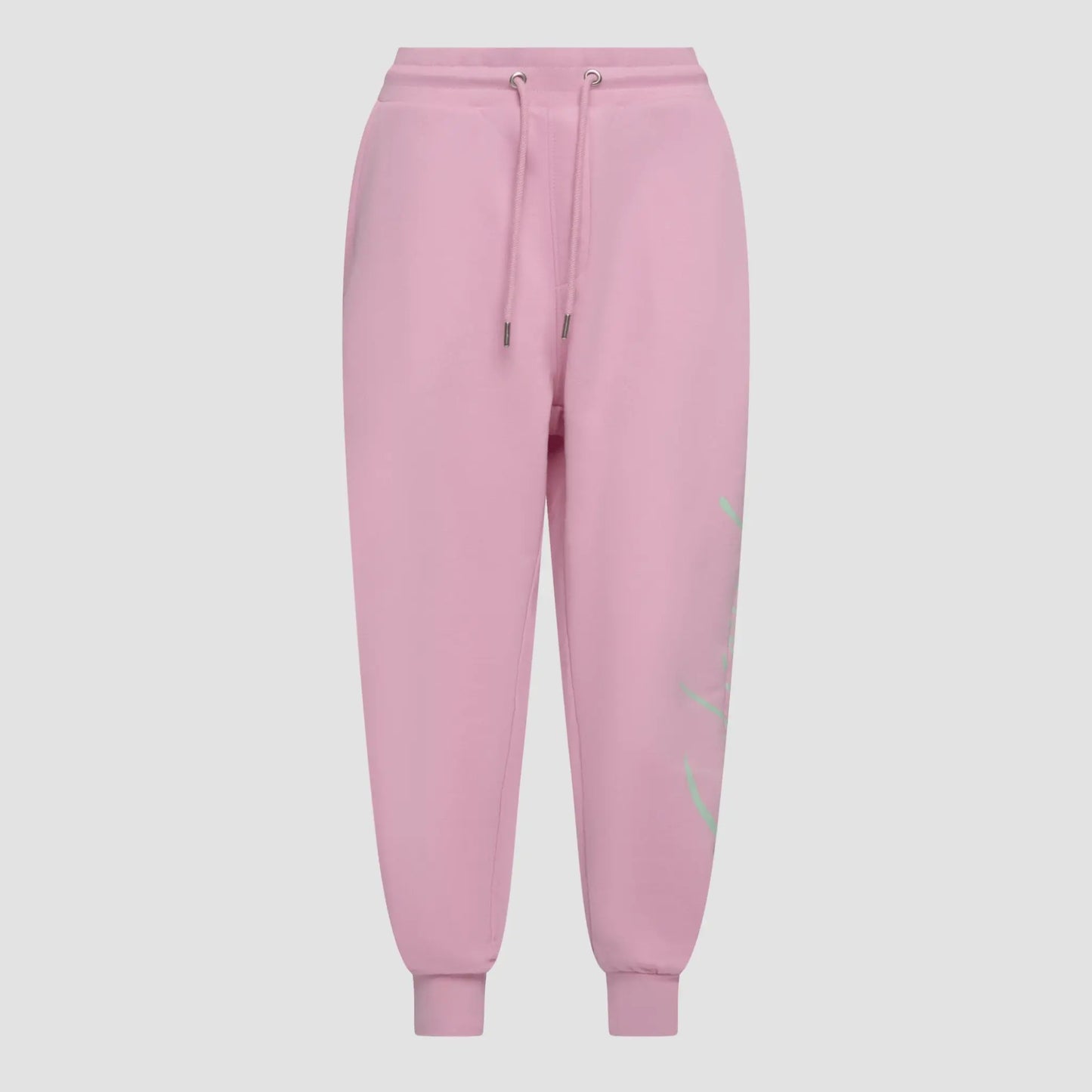 Regular Fit Jogger in Midweight Cotton with Cursive Puff Print Gisada Jogger