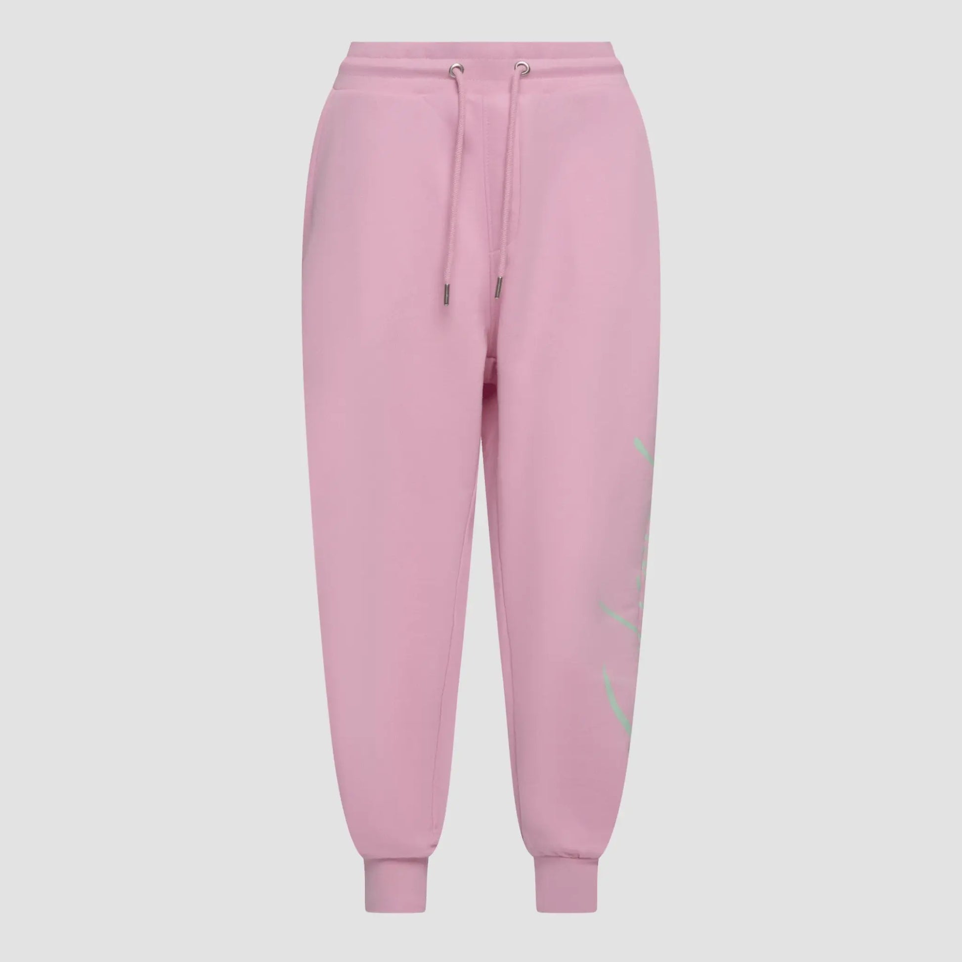 Regular Fit Jogger in Midweight Cotton with Cursive Puff Print Gisada Jogger