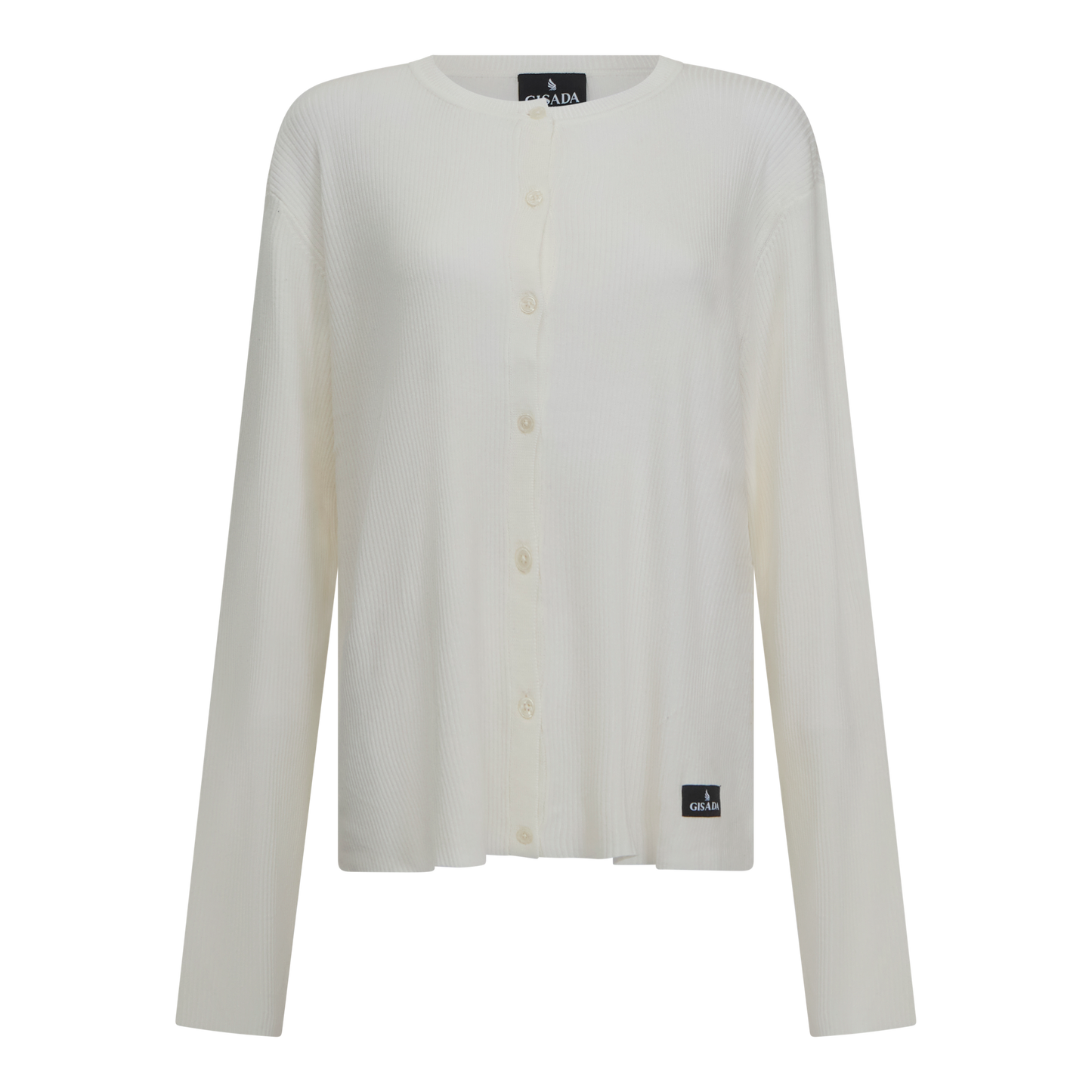 Regular Fit Knit Shirt with Gisada Patch Logo Gisada Knitwear