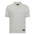 Regular Fit Premium Cotton Knit Polo with Patch Label Gisada Knitwear