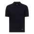 Regular Fit Premium Cotton Knit Polo with Patch Label Gisada Knitwear