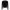 Rear view of premium black round-neck sweater in merino wool by Gisada
