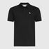 Regular Fit Short Sleeves Polo in Cotton Piquet with 3D Embroidered Wing - Gisada.com