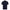 Front view of navy cotton polo with white contrast trim and Gisada logo