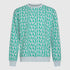 Regular Fit Sweatshirt in Midweight Cotton with Allover Print Gisada Sweatshirt
