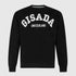 Regular Fit Sweatshirt in Midweight Cotton with Flock Print Gisada Sweatshirt