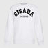Regular Fit Sweatshirt in Midweight Cotton with Flock Print Gisada Sweatshirt
