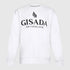 Regular Fit Sweatshirt in Midweight Cotton with Logo Puff Print Gisada Sweatshirt