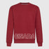 Regular Fit Sweatshirt in Midweight Cotton with Puff Print Gisada Sweatshirt