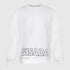 Regular Fit Sweatshirt in Midweight Cotton with Puff Print Gisada Sweatshirt