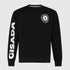 Regular Fit Sweatshirt in Midweight Cotton with Silicon Print Gisada Sweatshirt