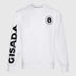 Regular Fit Sweatshirt in Midweight Cotton with Silicon Print Gisada Sweatshirt