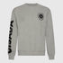 Regular Fit Sweatshirt in Midweight Cotton with Silicon Print Gisada Sweatshirt