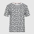Regular Fit T-Shirt in Jersey Cotton Allover Print - Gisada.com