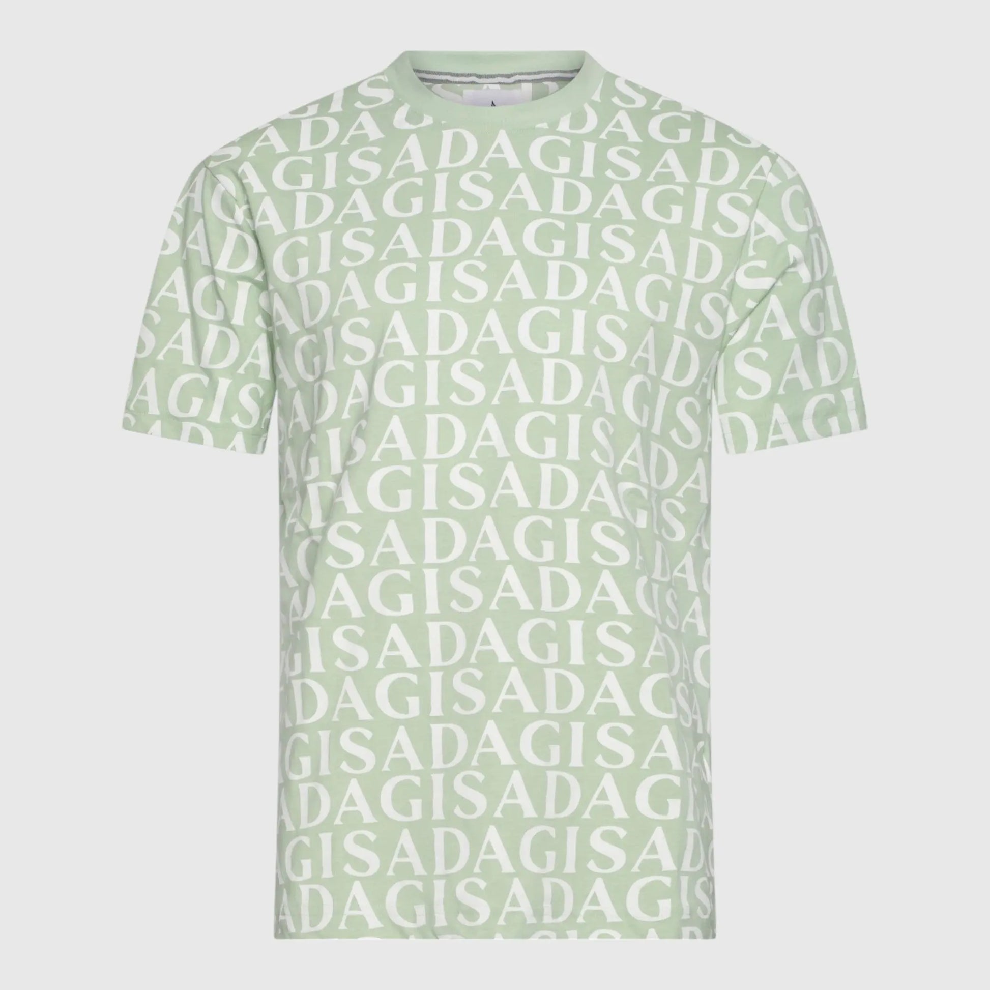 Regular Fit T-Shirt in Jersey Cotton Allover Print - Gisada.com
