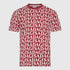 Regular Fit T-Shirt in Jersey Cotton Allover Print - Gisada.com