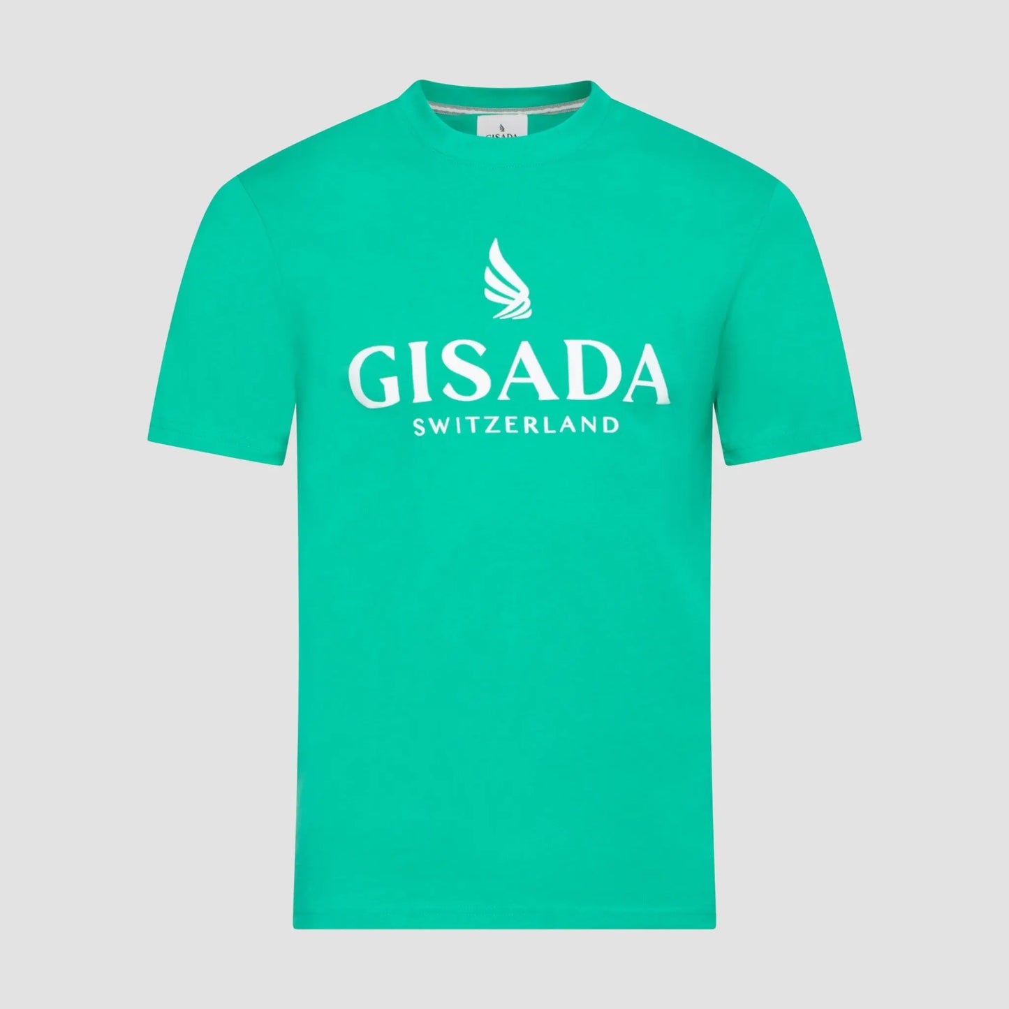 Regular Fit T-Shirt in Jersey Cotton with Flock Logo - Gisada.com