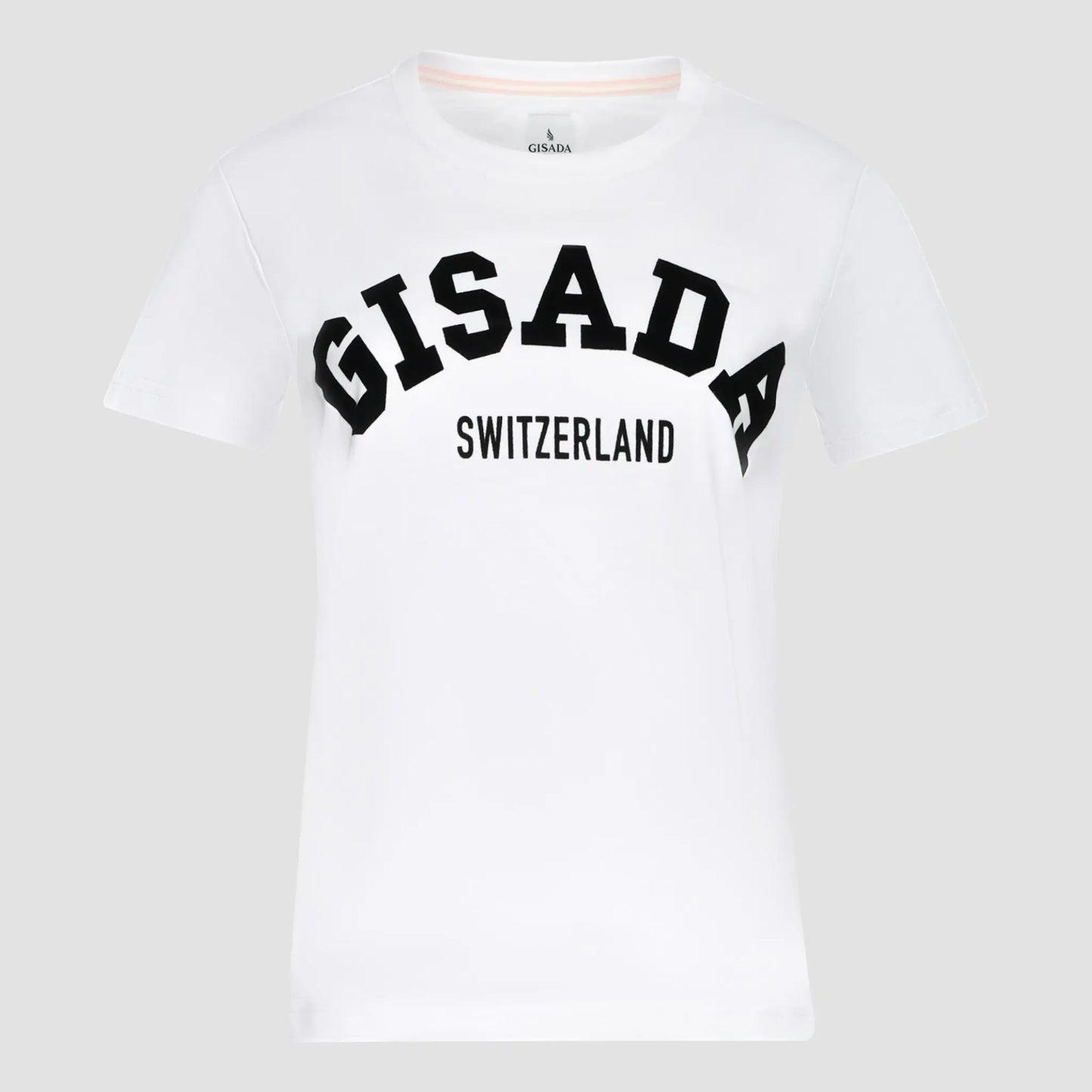 Regular Fit T-Shirt in Jersey Cotton with Puff Print - Gisada.com