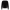 Front view of black Gisada V-neck merino-cotton pullover