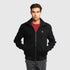 Regular Fit Windbreaker in Knit with Collar Print and Wing on Front Gisada Jacket