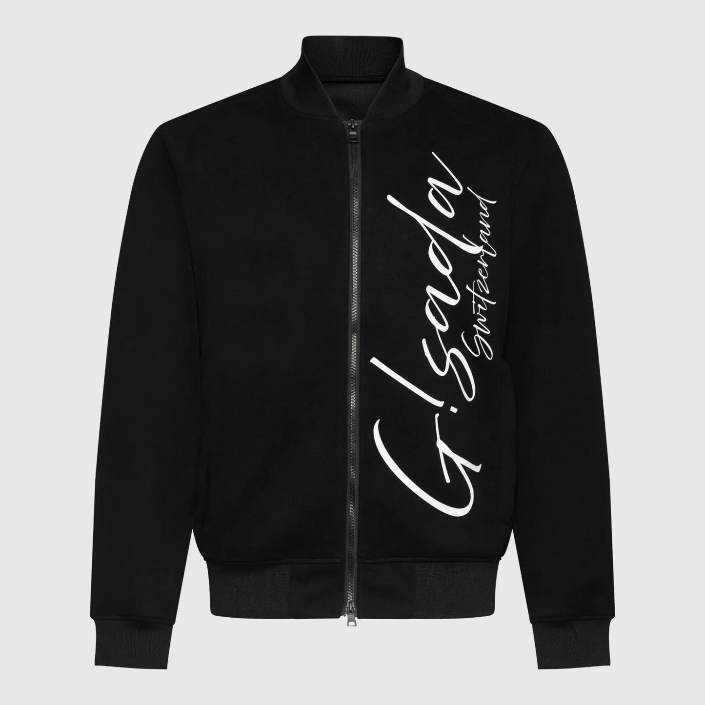 Regular Fit Windbreaker in Knit with Cursive Print Gisada Jacket