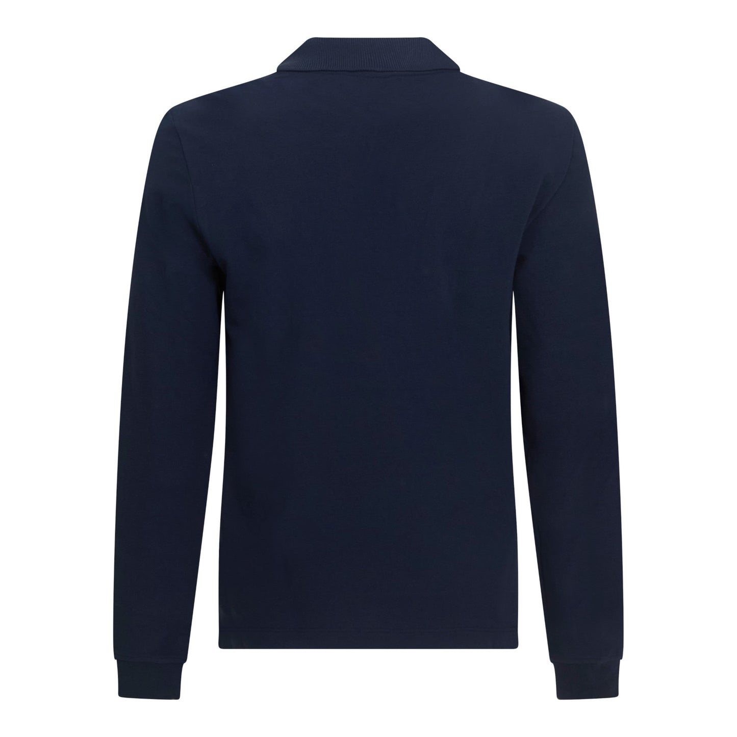 Regular Fit Zip-Up Polo in Luxe Interlock Piquet with Rubber Gisada Logo Gisada Polo