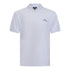 Regular Fit Zip-Up Polo in Luxe Interlock Piquet with Rubber Logo Gisada Polo