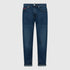 Slim Fit Denim Jean with Inside Bottom Label - Gisada.com