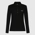 Slim Fit Long Sleeves Polo in Interlock Piquet with Embroidery Gisada Logo Gisada Polo