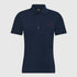 Slim Fit Short Sleeves Polo in Interlock Piquet with Embroidery Gisada Logo Gisada Polo