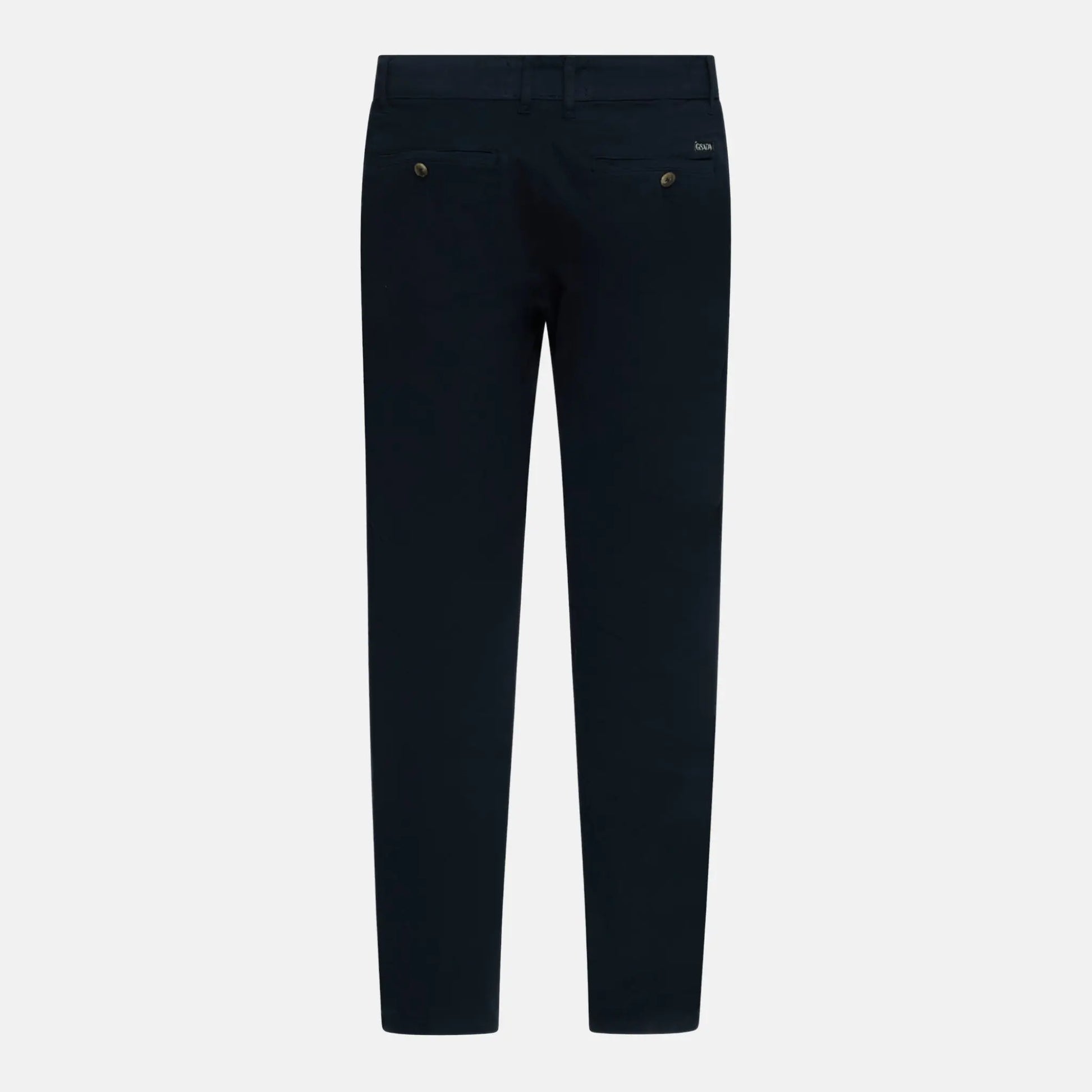 Straight-Leg Cotton Chino with Gisada Label Gisada Chinos