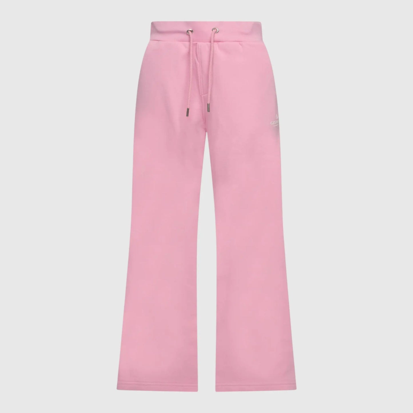 Straight Leg Sweatpants in Midweight Cotton with Small Silicon Print Gisada Jogger