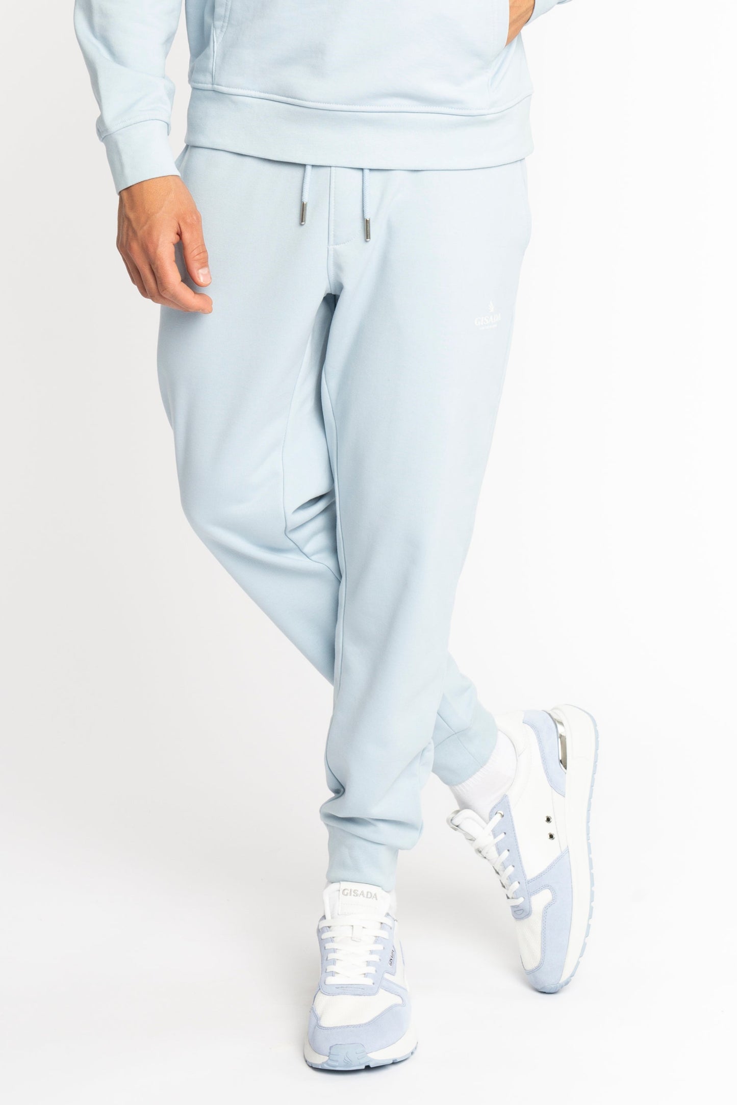 Regular Fit Jogger in Midweight Cotton with Small Silicon Logo