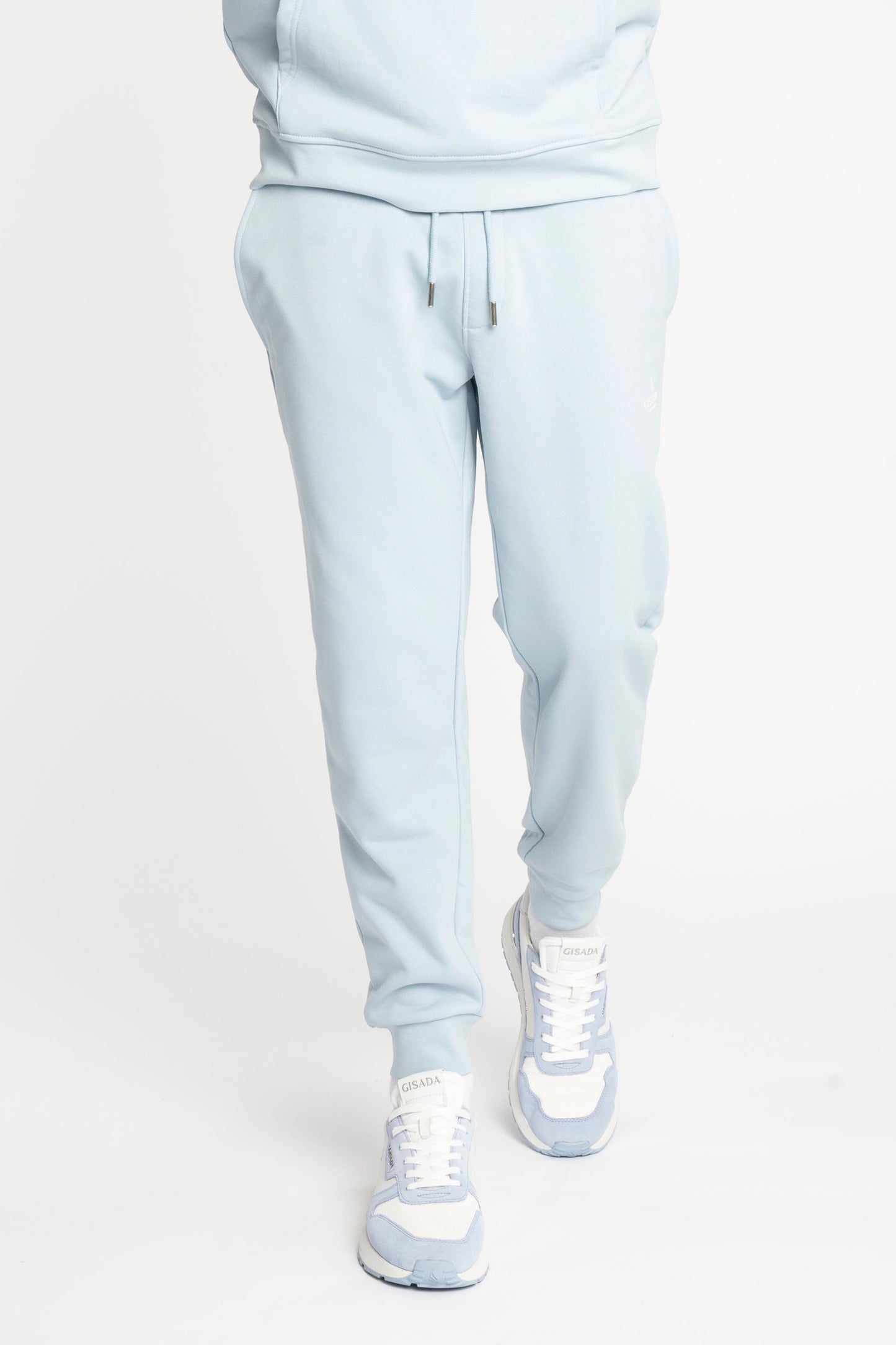 Regular Fit Jogger in Midweight Cotton with Small Silicon Logo