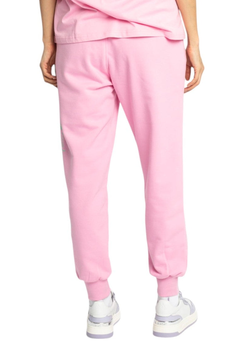 Regular Fit Jogger aus mittelschwerer Baumwolle mit kursivem Puffprint