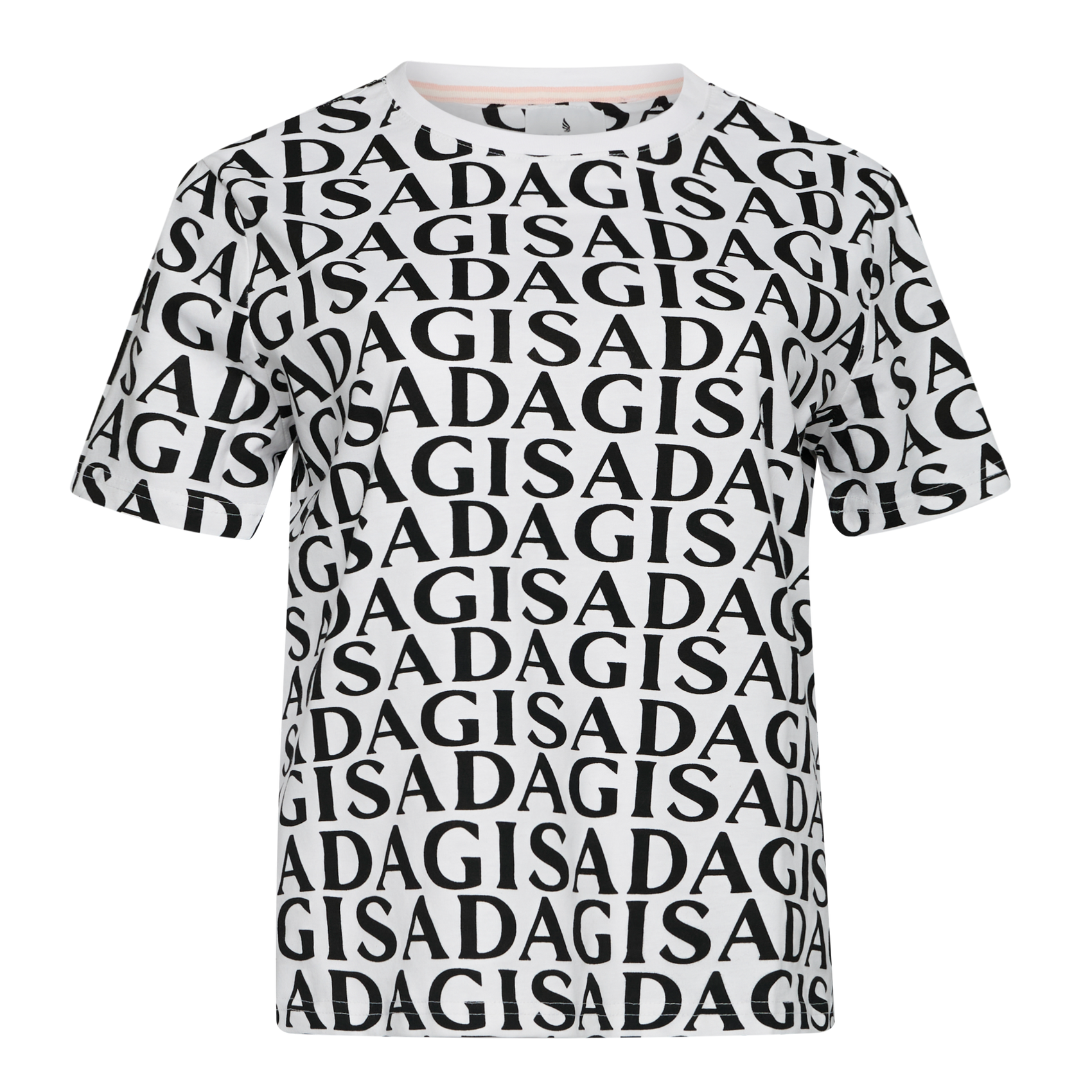 Oversized T-Shirt in Jersey Cotton with Allover Print Gisada Shirts