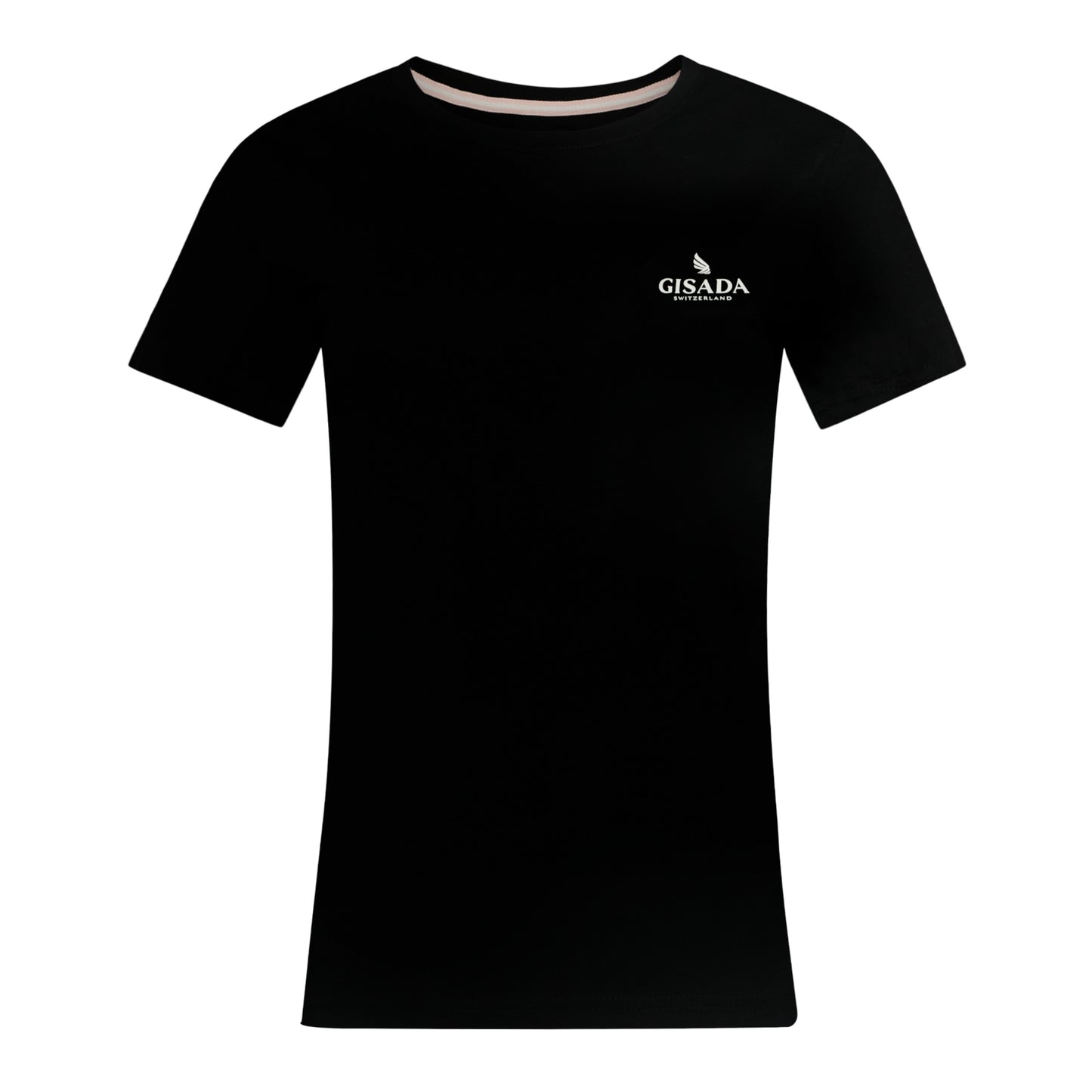 Regular Fit T-Shirt in Jersey Cotton with Small Silicon Logo