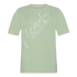 Oversized T-Shirt in Jersey Cotton with Cursive Flock Print Gisada Shirts