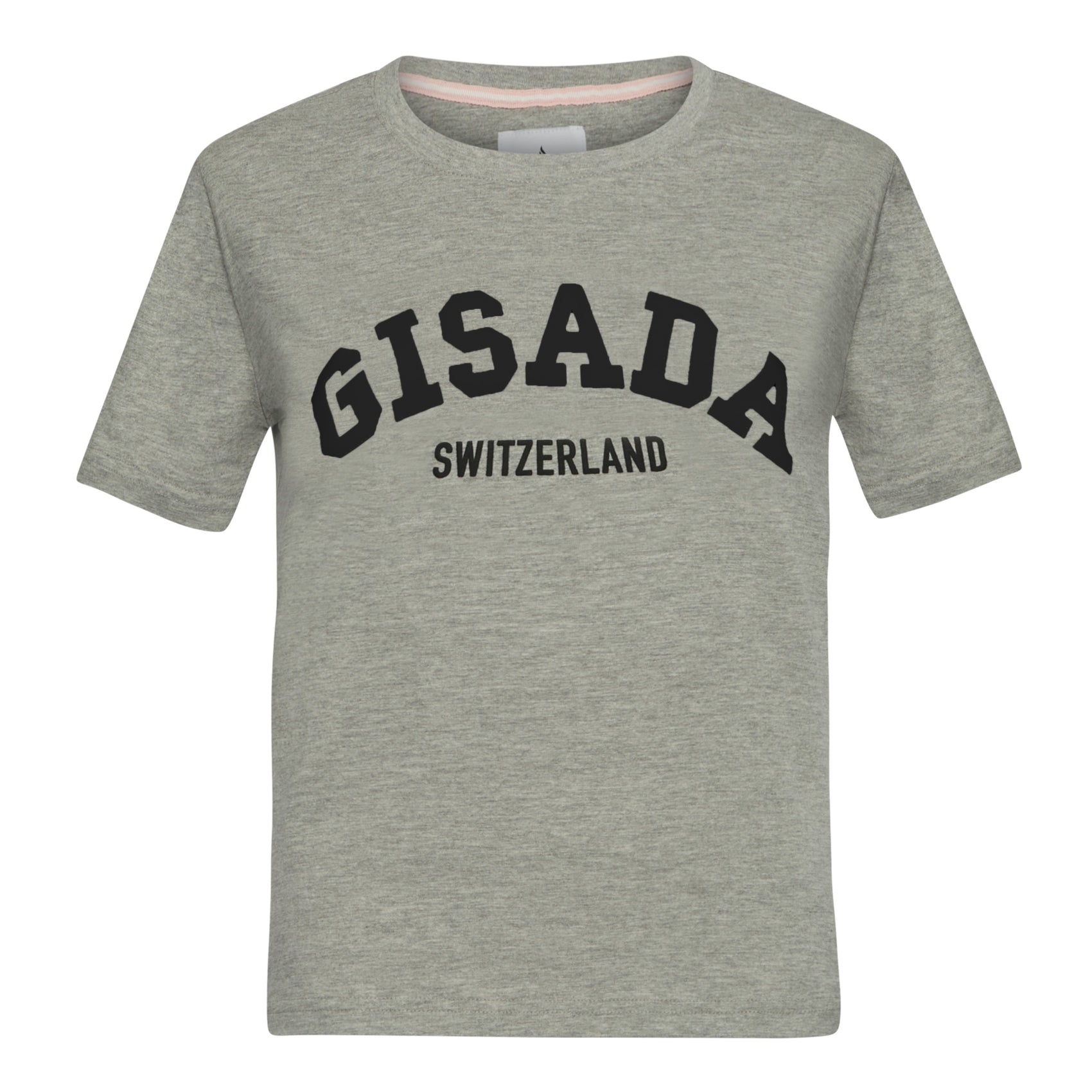 Übergroßes T-Shirt aus Baumwoll-Jersey mit Flockdruck