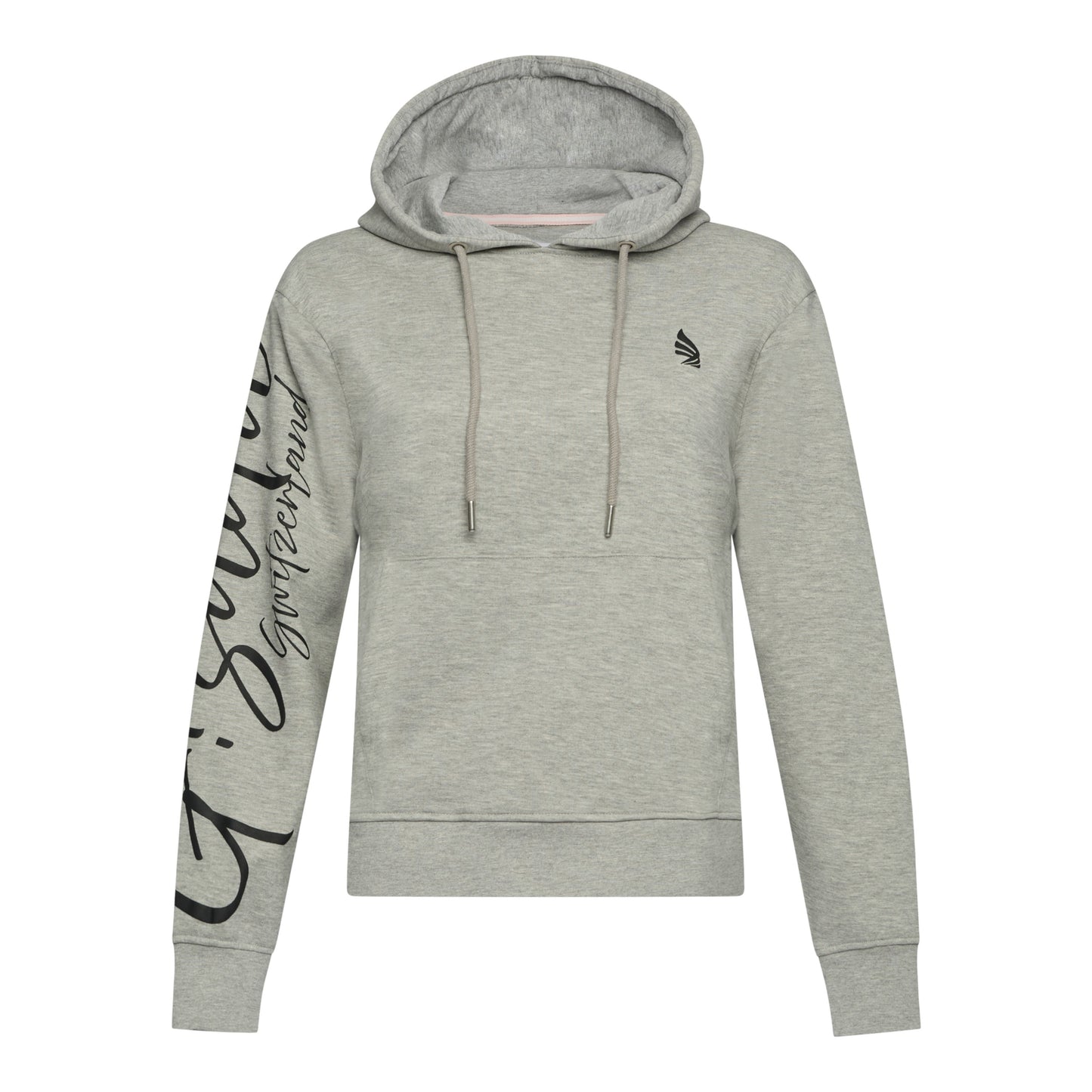 Regular Fit Hoodie in Midweight Cotton with Puff Print