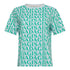 Oversized T-Shirt in Jersey Cotton with Allover Print Gisada Shirts