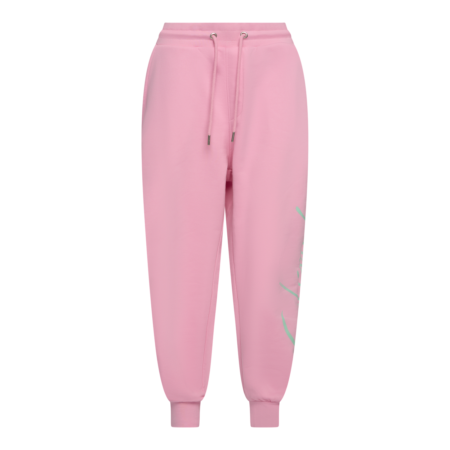 Regular Fit Jogger aus mittelschwerer Baumwolle mit kursivem Puffprint