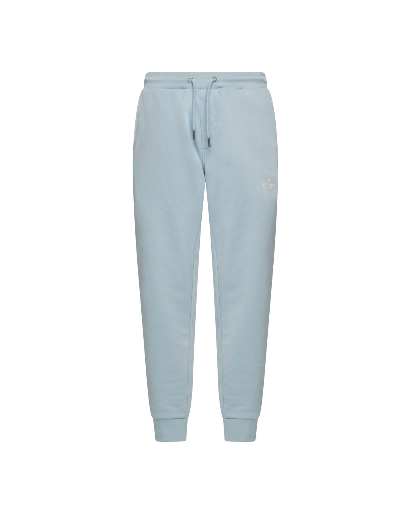 Regular Fit Jogger in Midweight Cotton with Small Silicon Logo