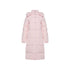 Long Puffer Down-Jacket with Detachable Hood and Logo Patch on Back Gisada Jacket